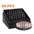 32pcs/Set Dental Veneer Mould Kit Composite Resin Mold Light Cure Autoclave Anterior Front Teeth Mould Teeth Tools.