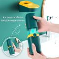 Oho 2in1 toothbrush holder storage box with magnetic suction cup holder storage bathroom space saving creative fashion. 