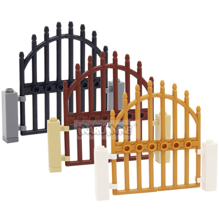 Marumine%20MOC%20Bricks%20Door%201x4x9%20Arched%20Iron%20Gate%20Accessories%20Compatible%2042448%20City%20Street%20View%20House%20Buidling%20Blocks%20Castle%20Parts%20-%20Image%203