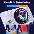 S10 Universal Mobile Phone Cooler Fan Radiator Magnetic 5000rpm Game Cooler. 