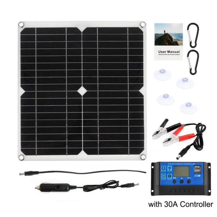 DC%2018V%20Portable%20Solar%20Power%20Charger%201000W%20Solar%20Panel%20Kit%20With%20100A%20Controller%20for%20Bank%20Battery%20Camping%20Car%20Boat%20RV%20Solar%20Plate%20-%20Image%207