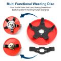 Dual-use Weeding Blade Cutters Disc Multi-functional Weeder Plate Lawn Mower Trimmers 2/5 Teeth Blades Hedge Grass Trimmer Head.