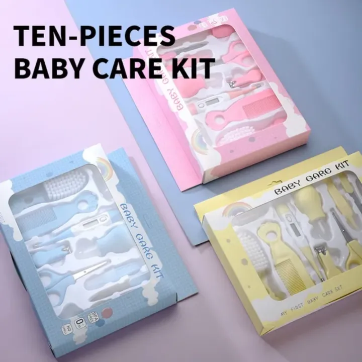Baby%20Care%20Set,%2010%20Piece%20Baby%20Health%20Set%20For%20Baby%20Daily%20Care%20With%20Comb%20Nail%20Scissors%20Baby%20Healthcare%20Kit%20Baby%20First%20Equipment%20Care%20Set%20For%20Newborn%20Gift%20-%20Image%204