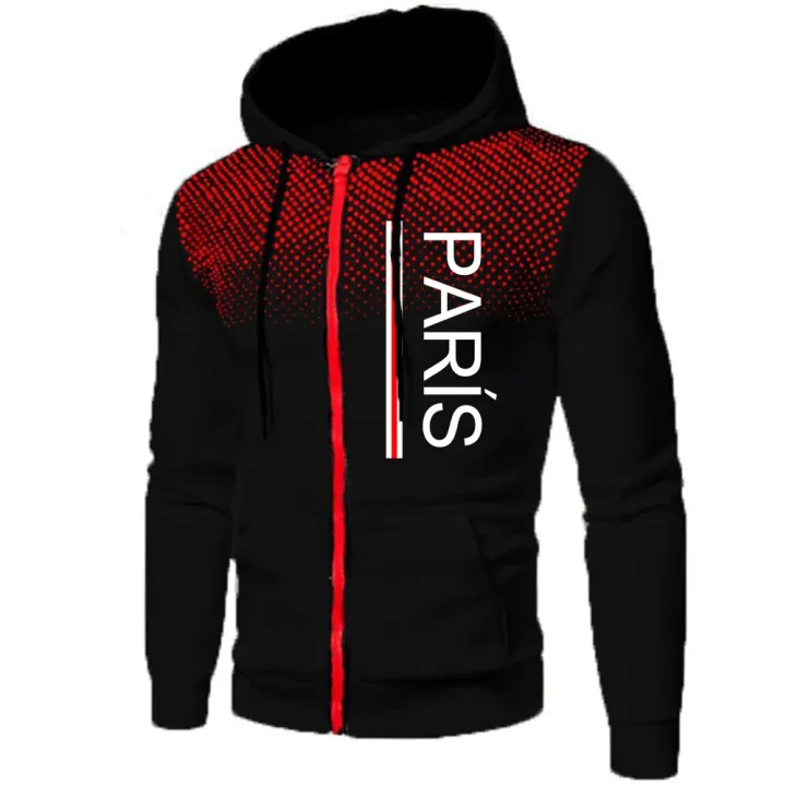 2025%20New%20Arrival%20Men's%20Zip-up%20Hoodie%20Paris%20Fashion%20Print%20Hooded%20Sweatshirt%20Urban%20Casual%20Sporty%20Jogger%20Outwear%20Male%20Autumn%20Jacket%20-%20Image%202