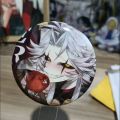 Game The Freak Circus Figure Pierrot Harlequin Brooch Round Tinplate Badge Backpack Decoration Pins Accessories Prop.