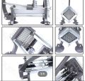 Stainless Steel Potato String Cutter / Manual Potato Chips Cutter / Commercial Twisted Potato Chips Making Machine. 