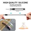 UMUST Silicone Cable Ties,Cord Organizer,Cable Straps,Reusable Cord Ties,Travel Cable Organizer ,Cute Elastic Tie, Wire Ties. 