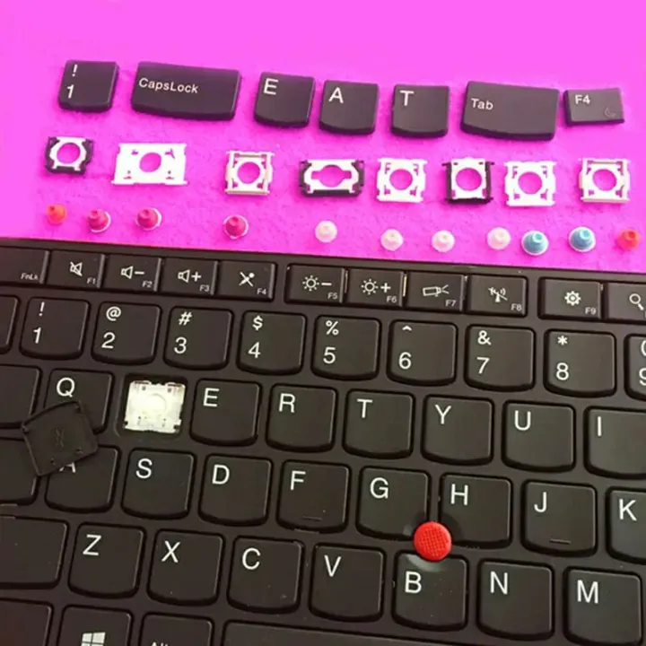 Laptop%20Dell%20Hp%20Lenovo%20Toshiba%20Asus%20Acer%20Key%20Cap%20Hinges%20Rubber%20Replacement%20Keys%20-%20Image%202
