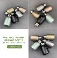 Leakproof Portable Modern Thermal Drinking Bottle MIni Lightweight Stainless Steel Water Bottle for Kids Men Women Home Office School (300ml/10oz, MultiColors.
