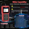 Enhanced universal OBD II scanner for automotive engine fault code readers can diagnose scanning tools and clear error codes.