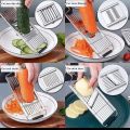 New Multi-Purpose Vegetable Slicer Stainless Steel Grater Cutter Shredders Fruit Potato Peeler Carrot Grater Kitchen Accessories. 