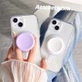 Cute Magnetic Mobile Phone Grip Holder Socket Pocket Support for Magsafe IPhone 16 Mac Safe Ring Finger Expanding Stand Bracket. 