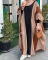 Three Colours Kaftan Abaya By Professional Designer. 