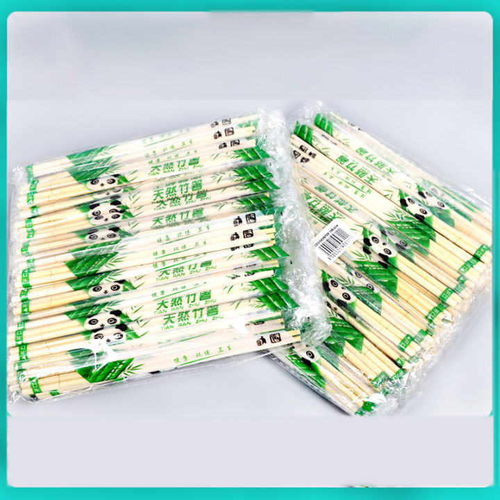 10/50pcs Disposable Kitchen Tableware Chopsticks Chinese Bamboo