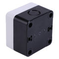 Push Button Switch Box Weatherproof Green Push Button Switch One Button Control Box for Gate Opener. 