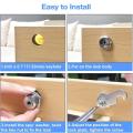 Cam Locks for Cabinets RV Storage Cam Lock Compartment Locks Replacement Lock for Campers Trailer with Keys Zinc Alloy Mailbox. 