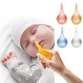 Baby Nasal Aspirator Nose Aspirator Vacuum Suction Kit Nose Cleaner with Soft Silicone Nozzle Hand Squeeze Snot Remover.