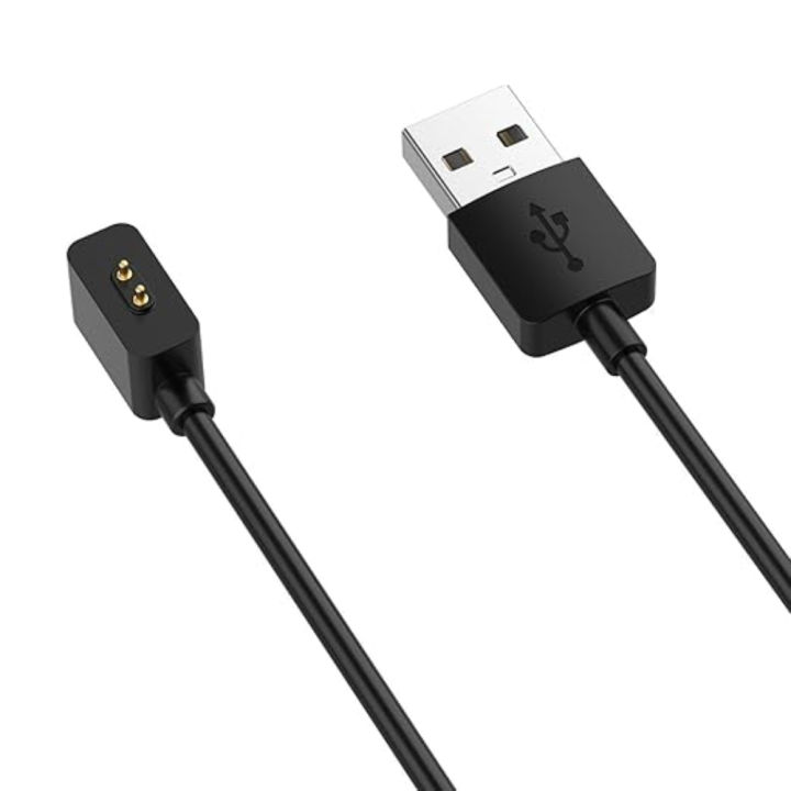Cavo Caricatore Magnetico Nero Per Xiaomi Mi Band 8 / Redmi Band 2 - USB 5V