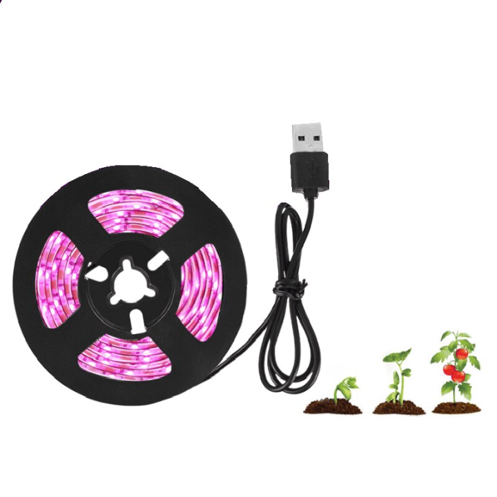 Plant Light Grow LED Strip 5V USB LED 1-5m Full Spectrum Waterproof LED Chip For Greenhouse Flower Seedling Grow Tent Hydroponic