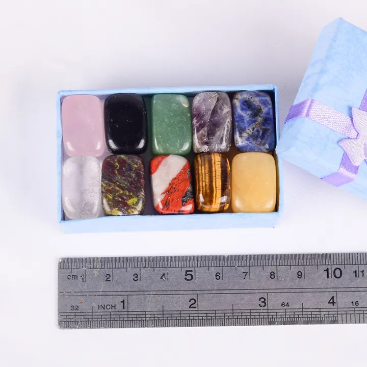 10%20Pcs%20/Set%20Natural%20Tumbled%20Stone%2015-20mm%20Mix%20Rock%20And%20Quartz%20Rose%20Bead%20Chakra%20Healing%20Crystal%20Irregular%20Polishing%20Amethyst%20Home%20-%20Image%203