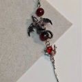 Creative Phone Charms Fashion Trendy Beaded Rabbit Mobile Phone DYM Lanyard Keychain Bag Decoration Pendant Card Book Chain.
