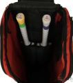 MRF cricket kit duffle bag - red. 