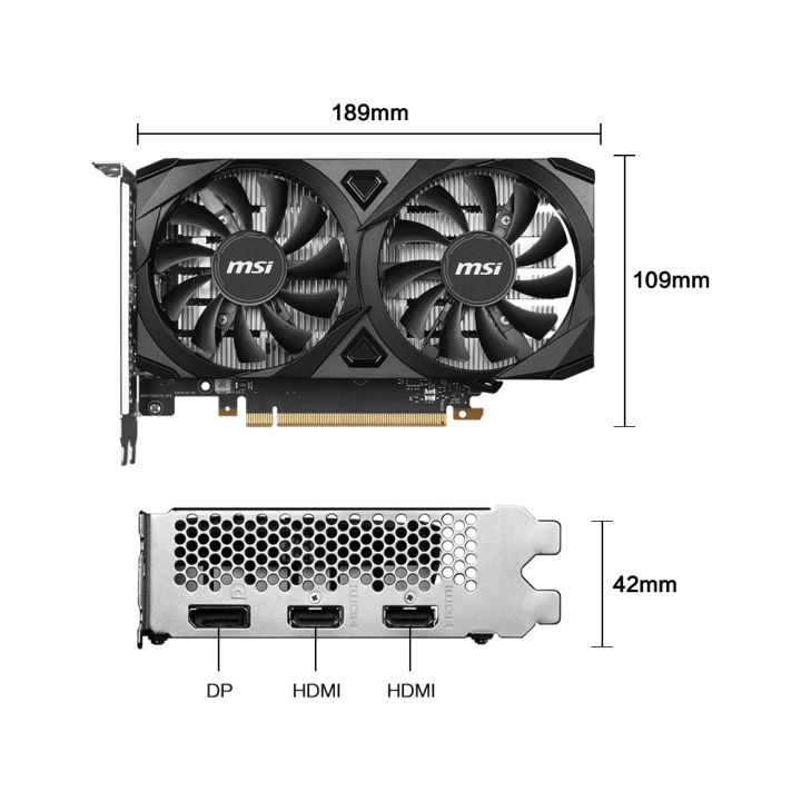 MSI%20GeForce%20RTX%203050%20VENTUS%202X%206G%20OC%20Gaming%20Graphics%20Card%206GB%20GDDR6%2096-bit%20HDMI%20DP%20PCI-E%204.0x8%20Desktop%20Full%20New%20Game%20Video%20Card%20-%20Image%202