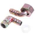 Gas Cooker Universal Joint Hose Connection Four-Part Internal Thread Intake Elbow Screw 4 points Universal Joint. 