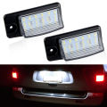 2Pcs Car LED License Number Plate Light Lamps for Nissan X-Trail (T32) Murano Altima Maxima Rogue for Infiniti EX25 EX35 EX37. 