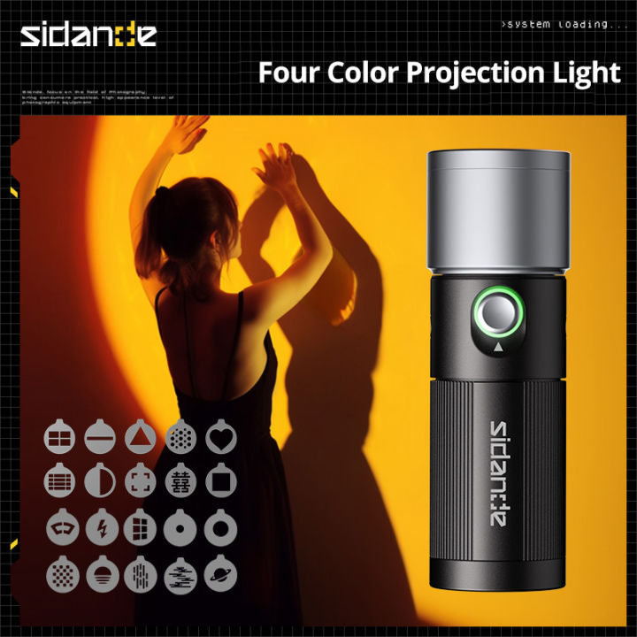 SIDANDE Videography Flashlight Zoomable Photography Fill Light Ambience ...