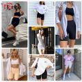 Flarixa Seamless High Waist Slip Shorts Women Stretch Boyshorts Panites Underwear Protective Pants Under Skirt Dress Hips Lfting. 