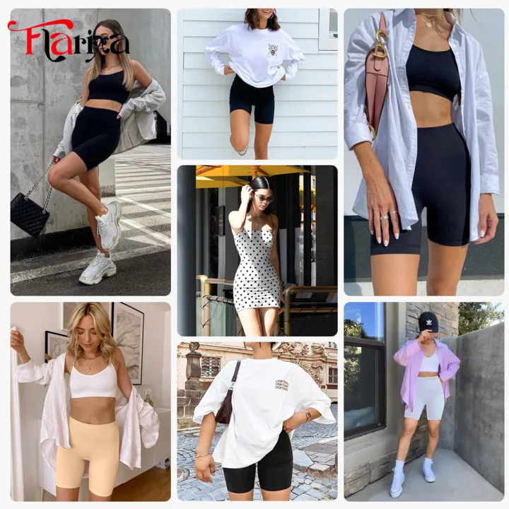 Flarixa%20Seamless%20High%20Waist%20Slip%20Shorts%20Women%20Stretch%20Boyshorts%20Panites%20Underwear%20Protective%20Pants%20Under%20Skirt%20Dress%20Hips%20Lfting%20-%20Image%206