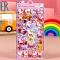 2026 Cute Sanrio Kuromi My Melody 3D Relief Stickers Kawaii Girls Cartoon Crystal Sticker Handmade Diy Hand Account Decals Gifts. 
