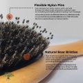 Forestal boar bristle hair brush (Beechwood). 