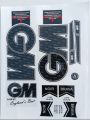 New 3D 2025 GM Edition Cricket Bat Stickers For Professional Players | Best Quality | M.H SPORTS. 