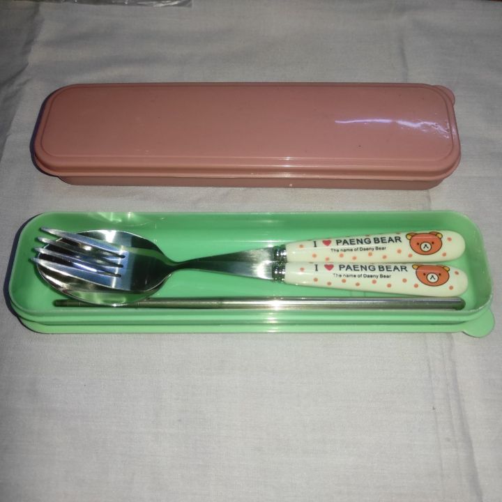 Cartoon%20Stainless%20Steel%20Spoon%20Fork%20Chopsticks%20Portable%20Suit%20Cute%20Kid%20-%20Image%209