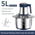 Electric Meat Grinder 304 Stainless Steel Multifunctional Food Processor Vegetable Fruit Garlic Chopper Kitchen Appliance.