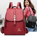 Luxury Women Leather Backpacks for Girls Sac A Dos Casual Daypack Black Vintage Backpack School Bags for Girls Mochila Rucksack. 