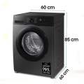 SAMSUNG 12 Kg Digital Inverter Washing Machine With AI Eco bubble WiFi Embedded &amp; Smart Thing Connectivity WW12DG5B24AXIM. 