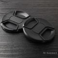 High-quality 40.5mm 49mm 52mm 55mm 58mm 62mm 67mm 72mm 77mm 82mm Center Pinch Snap-on Cap Cover Camera Lens. 