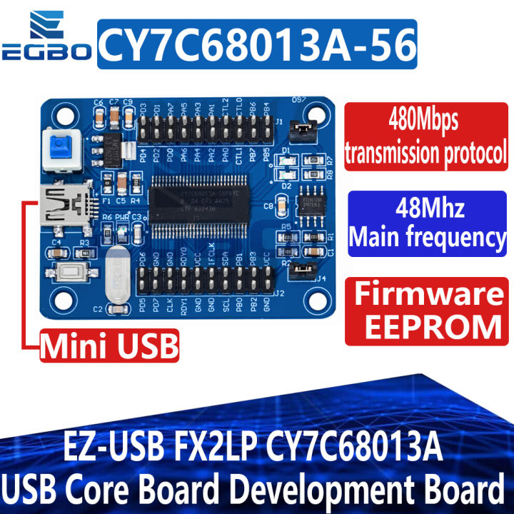 Usb Cir Module EZ-USB FX2LP CY7C68013A USB Core Board Development Board, USB Logic ...