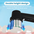 Compatible with Oral B Electric Toothbrush Replacement Brush Heads, Professional Toothbrush Head for Pro 100/500/1000/1500/7500. 