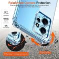 For Xiaomi Redmi Note 12 4G Global Silicone Airbag cover Shockproof Transparent Protective Clear Back Cover TPU Case .