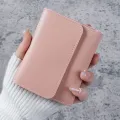 Simple And Short Lady Purse Student Ticket Holder Multi-function Card Bag. 