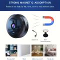 Wireless Mini WiFi Security Camera with Night Vision Motion Detection Rechargeable Battery Easy to Mount & App-Controlled.