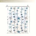 1pc With Pattern Shower Curtain PEVA Waterproof Shower Curtain Bathroom Partition Curtain Bathroom Decoration Accessories. 