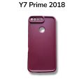 Huawei Y7 Prime 2018 Back Cover Soft Puffer Down Jacket Camera Protection Phone Case. 