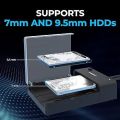Rifah  USB 3.0 to SATA External Hard Drive Lay-Flat Docking Station for 2.5 or 3.5in HDD, SSD [Support UASP] (EC-DFLT). 