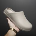 EVA Men Slippers Soft Outdoor Home Women Casual Shoes Non-slip Couple Garden Shoes Waterproof Chef Shoes Nurse Doctor Sandals. 