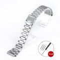 for Casio Stainless Steel Strap 18mm Metal Watchband for A158/A159/AQ230/F91W/AE1200/AE1300/B650/AQ230 Square Bracelet Wristbelt. 